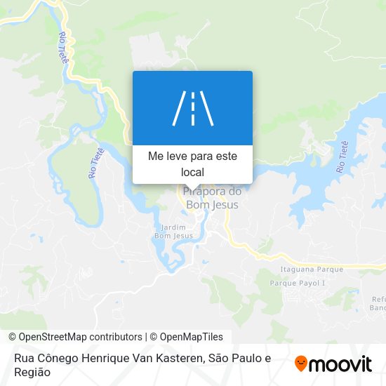 Rua Cônego Henrique Van Kasteren mapa
