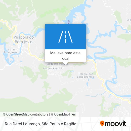 Rua Derci Lourenço mapa