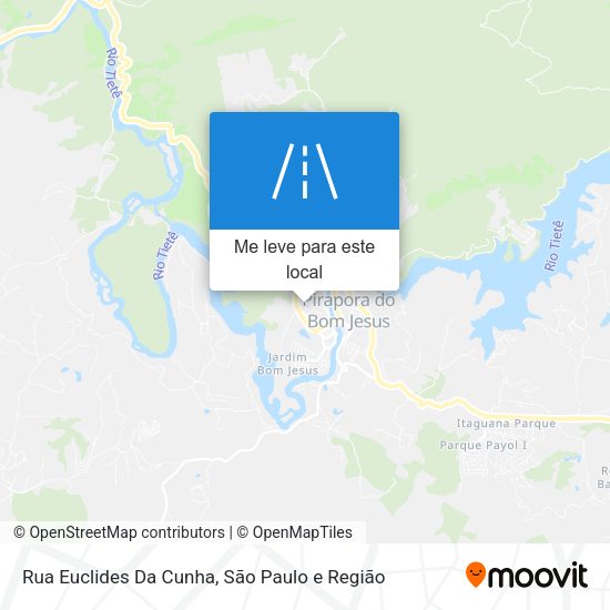 Rua Euclides Da Cunha mapa