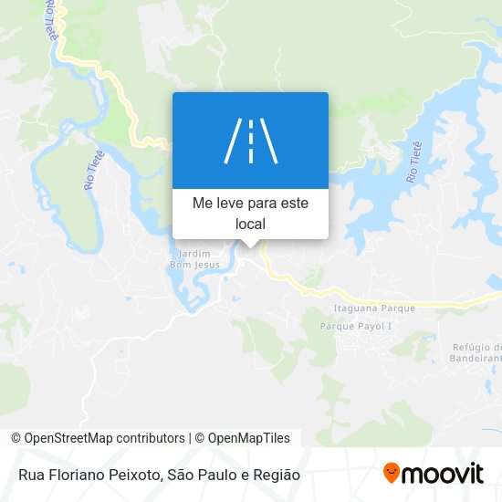 Rua Floriano Peixoto mapa