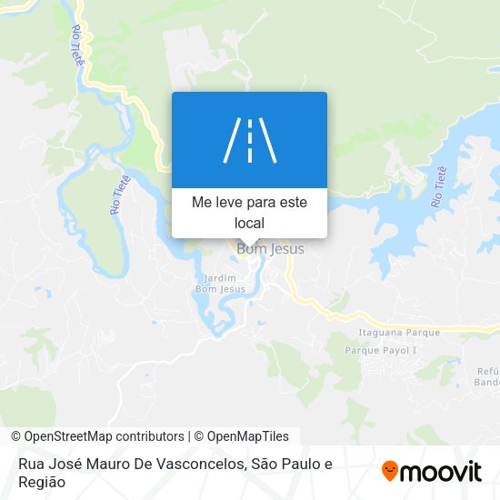 Rua José Mauro De Vasconcelos mapa