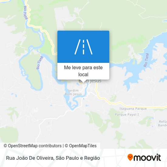 Rua João De Oliveira mapa