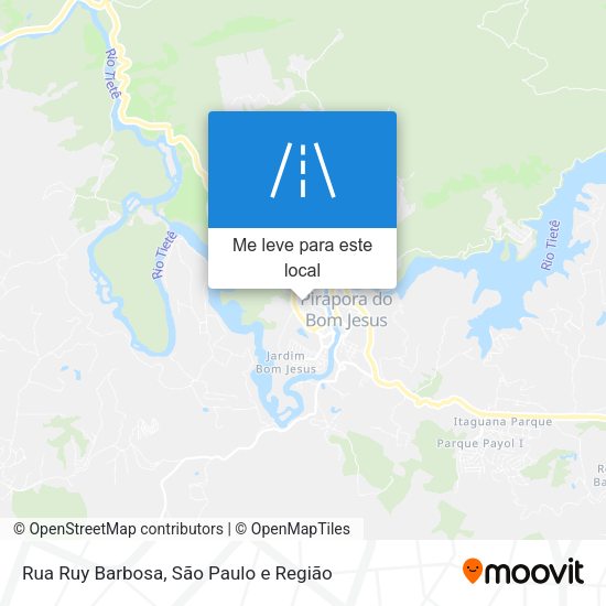 Rua Ruy Barbosa mapa