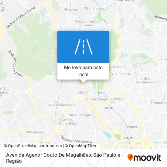 Avenida Agenor Couto De Magalhães mapa