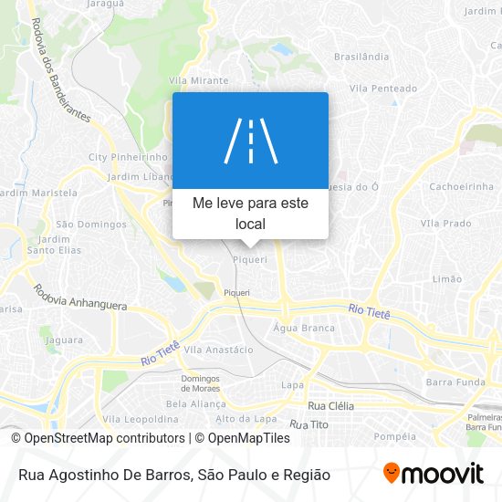 Rua Agostinho De Barros mapa