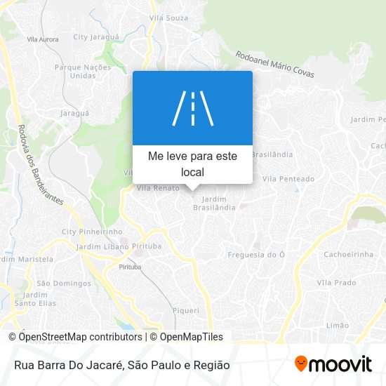 Rua Barra Do Jacaré mapa