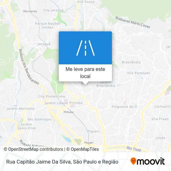 Rua Capitão Jaime Da Silva mapa