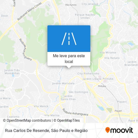 Rua Carlos De Resende mapa