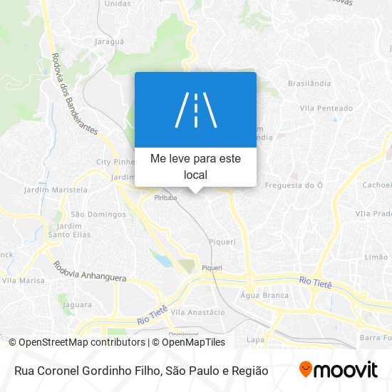 Rua Coronel Gordinho Filho mapa