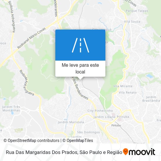 Rua Das Margaridas Dos Prados mapa