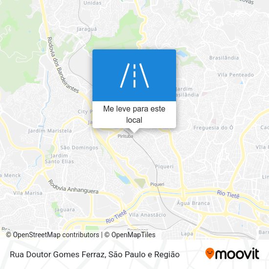 Rua Doutor Gomes Ferraz mapa