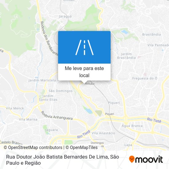 Rua Doutor João Batista Bernardes De Lima mapa