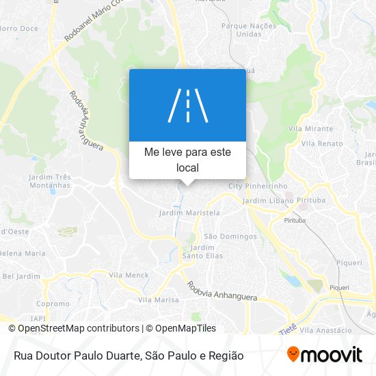 Rua Doutor Paulo Duarte mapa