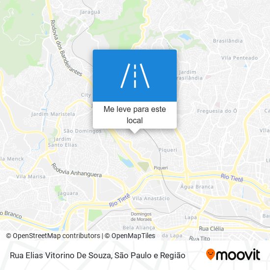 Rua Elias Vitorino De Souza mapa