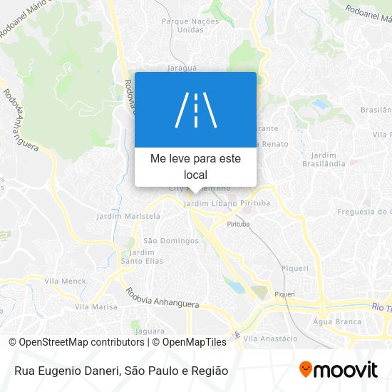 Rua Eugenio Daneri mapa