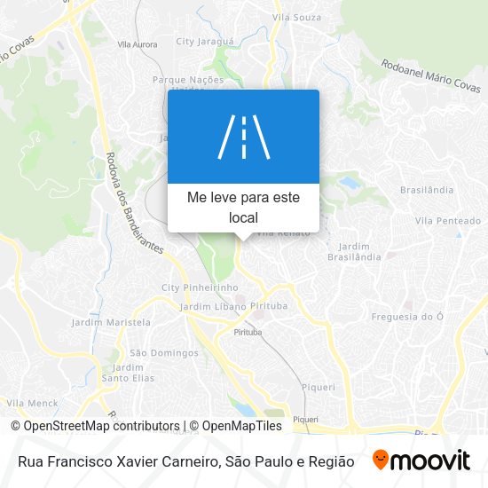 Rua Francisco Xavier Carneiro mapa