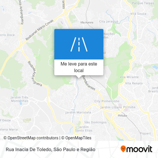 Rua Inacia De Toledo mapa