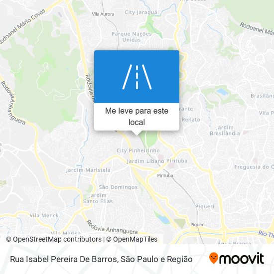 Rua Isabel Pereira De Barros mapa