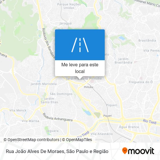 Rua João Alves De Moraes mapa