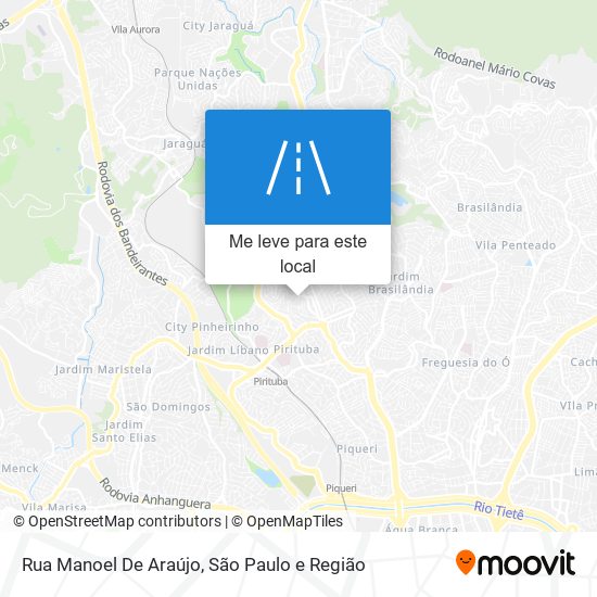 Rua Manoel De Araújo mapa