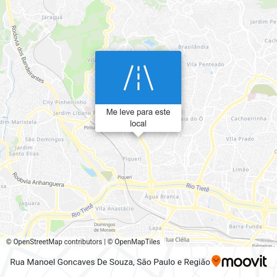 Rua Manoel Goncaves De Souza mapa