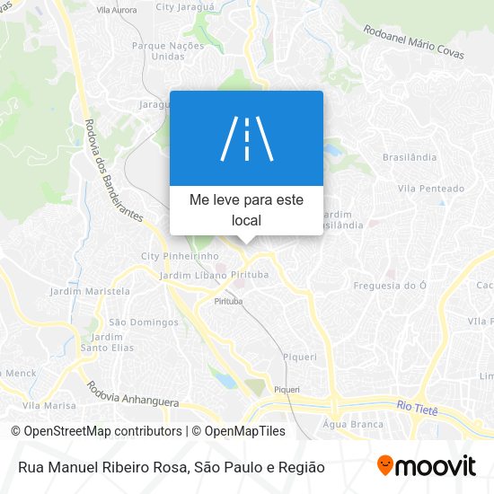 Rua Manuel Ribeiro Rosa mapa