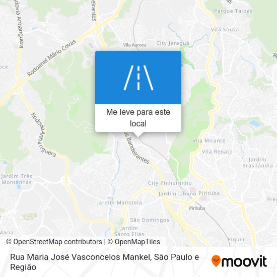 Rua Maria José Vasconcelos Mankel mapa