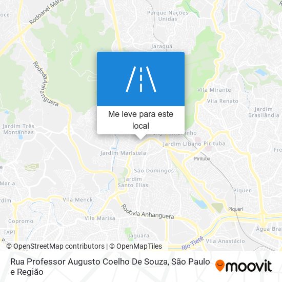 Rua Professor Augusto Coelho De Souza mapa