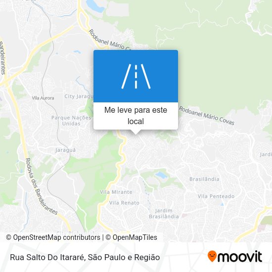 Rua Salto Do Itararé mapa