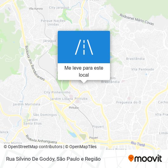 Rua Silvino De Godóy mapa