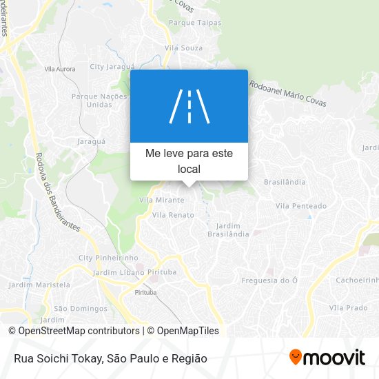 Rua Soichi Tokay mapa