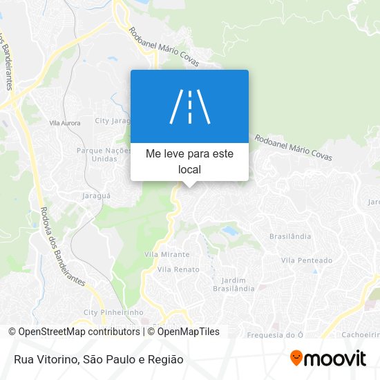 Rua Vitorino mapa