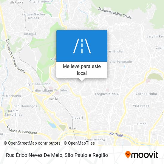 Rua Érico Neves De Melo mapa