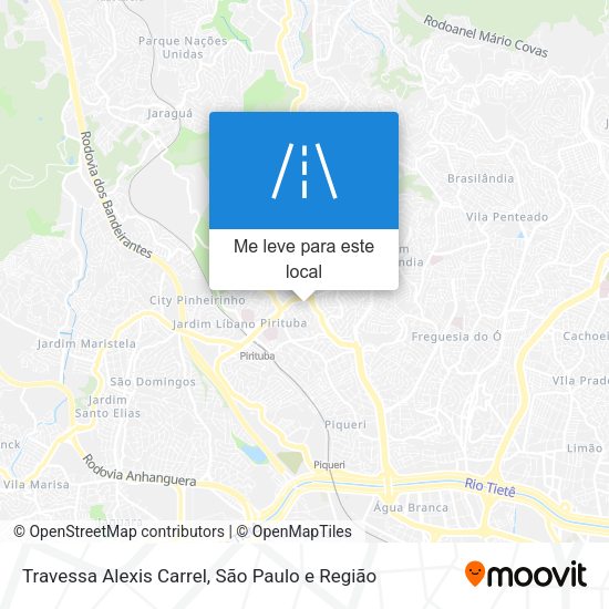 Travessa Alexis Carrel mapa