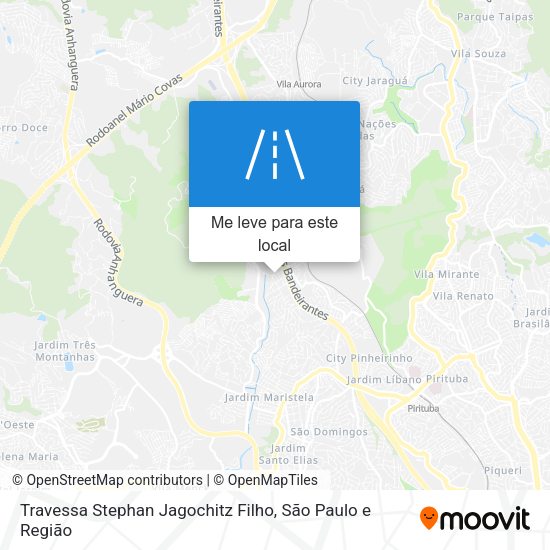 Travessa Stephan Jagochitz Filho mapa