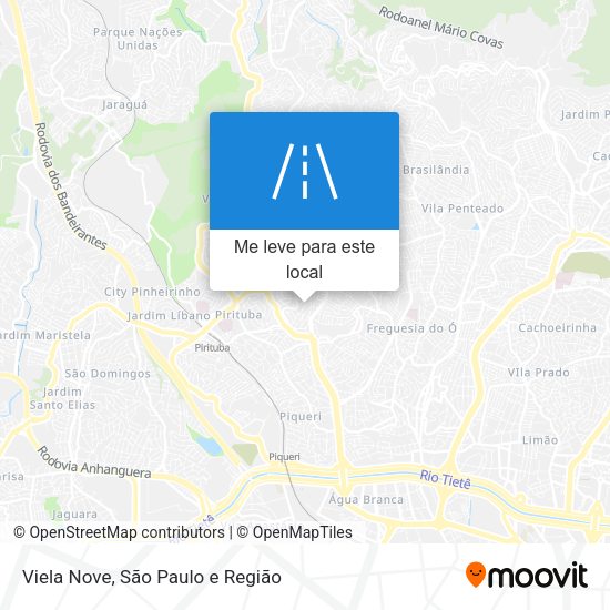 Viela Nove mapa