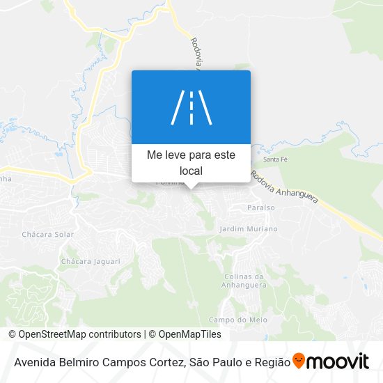 Avenida Belmiro Campos Cortez mapa