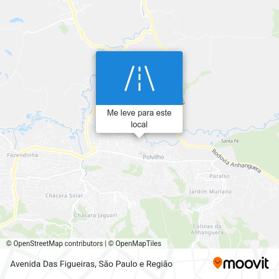Avenida Das Figueiras mapa