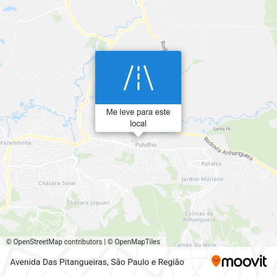 Avenida Das Pitangueiras mapa