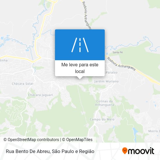 Rua Bento De Abreu mapa