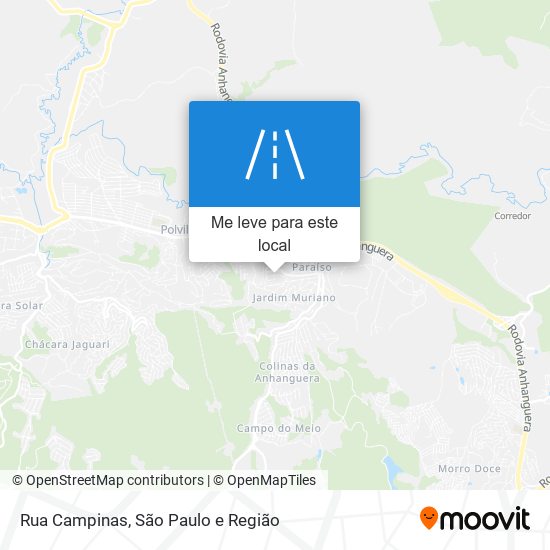 Rua Campinas mapa