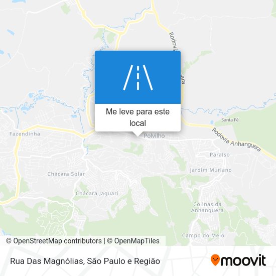 Rua Das Magnólias mapa