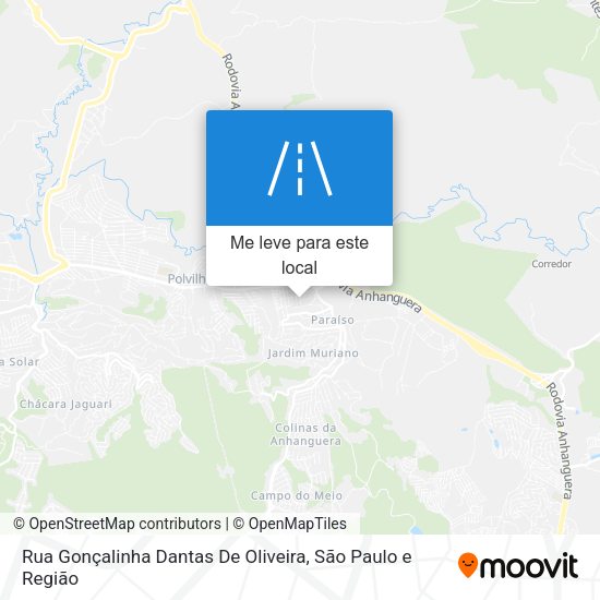 Rua Gonçalinha Dantas De Oliveira mapa