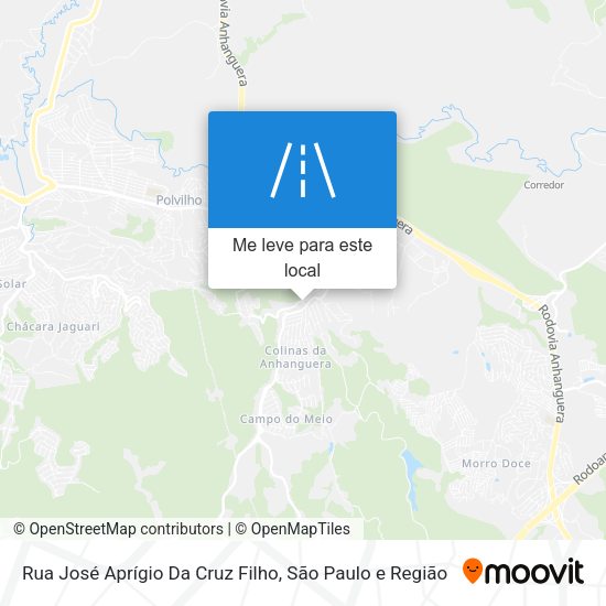 Rua José Aprígio Da Cruz Filho mapa
