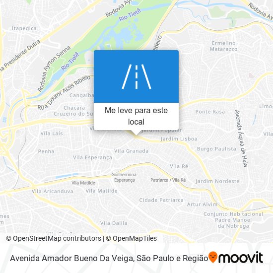 Avenida Amador Bueno Da Veiga mapa