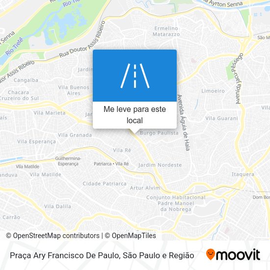 Praça Ary Francisco De Paulo mapa
