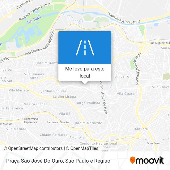 Praça São José Do Ouro mapa