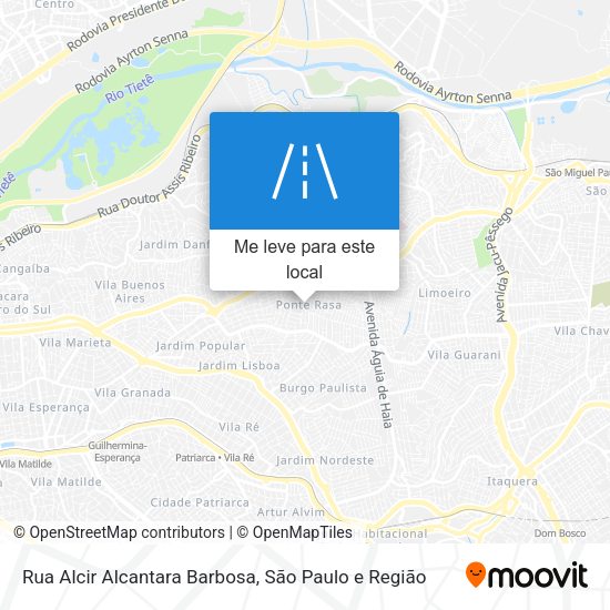 Rua Alcir Alcantara Barbosa mapa