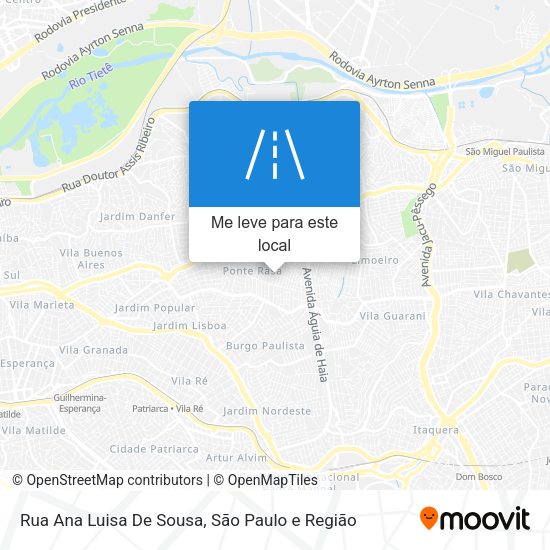 Rua Ana Luisa De Sousa mapa