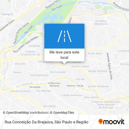 Rua Conceição Da Brejaúva mapa